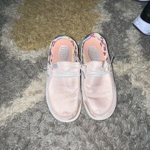 Hey Dude Light Pink Slip-On Shoes